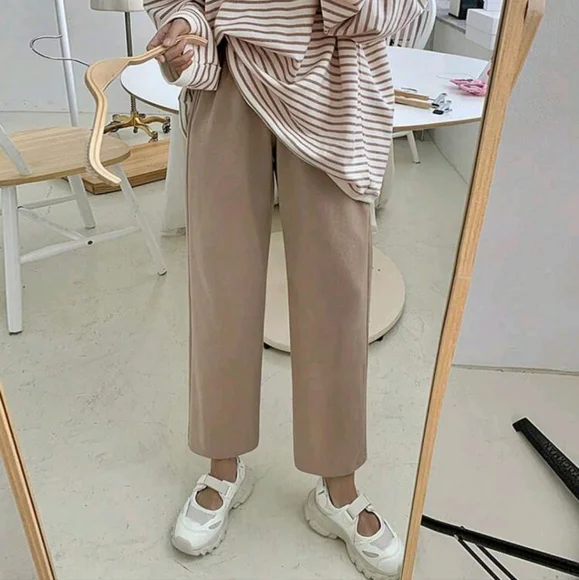 Women Striped Loose Long Sweatshirt - Picture 4 of 4